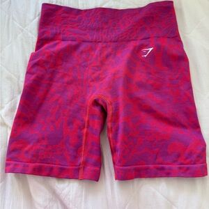 Gymshark Pink and Purple Athletic Shorts